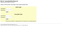 Tablet Screenshot of loop.phpwebhosting.com